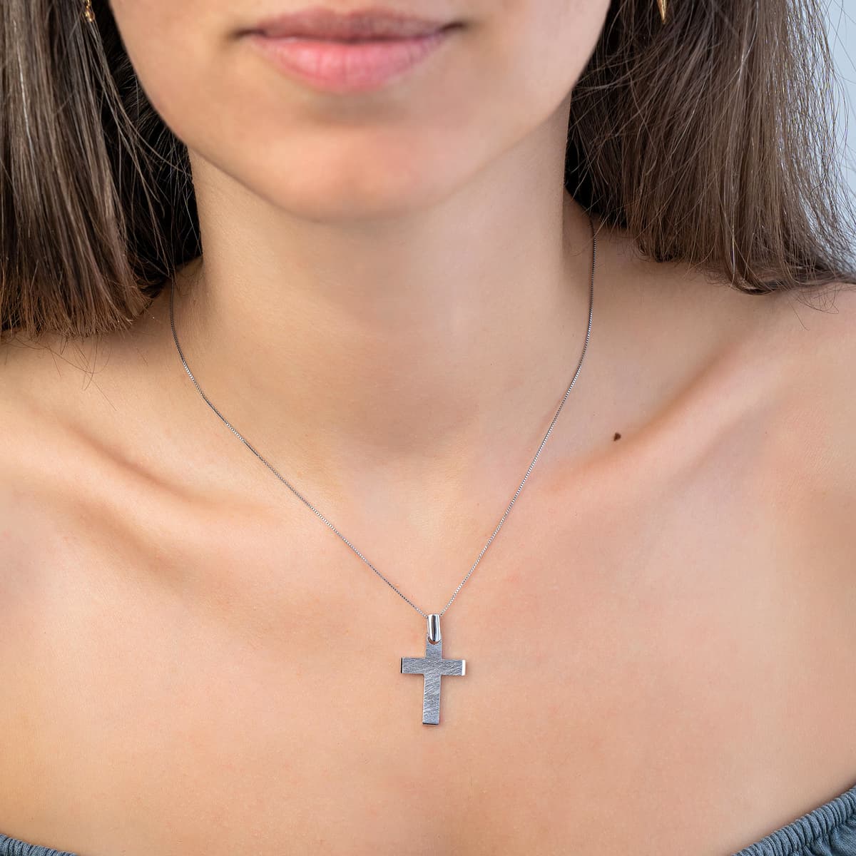 Boys' Baptism Crosses Gofas Silver