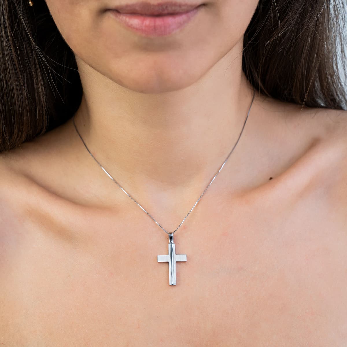 Boys' Baptism Crosses Gofas Silver