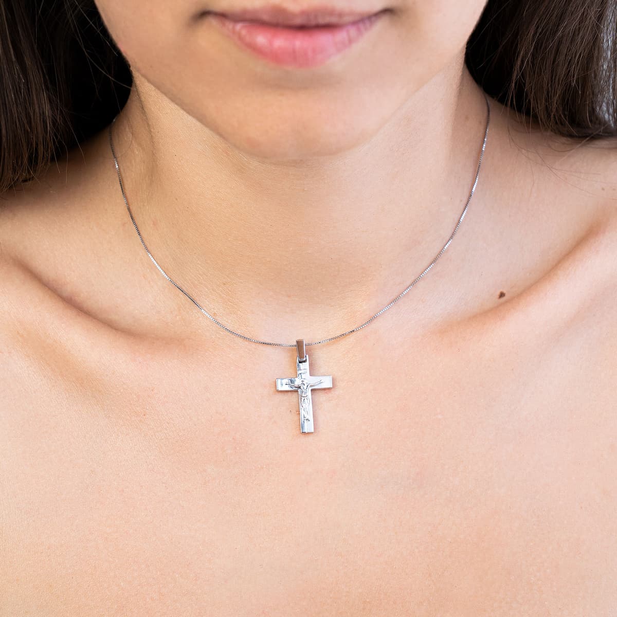 Boys' Baptism Crosses Gofas Silver