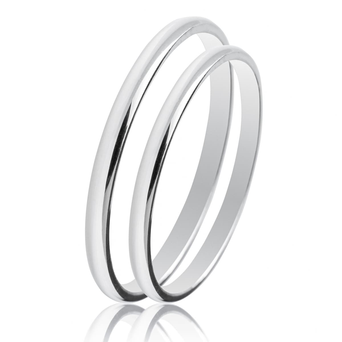 Λευκή Χρυσή Βέρα Γάμου WR487W