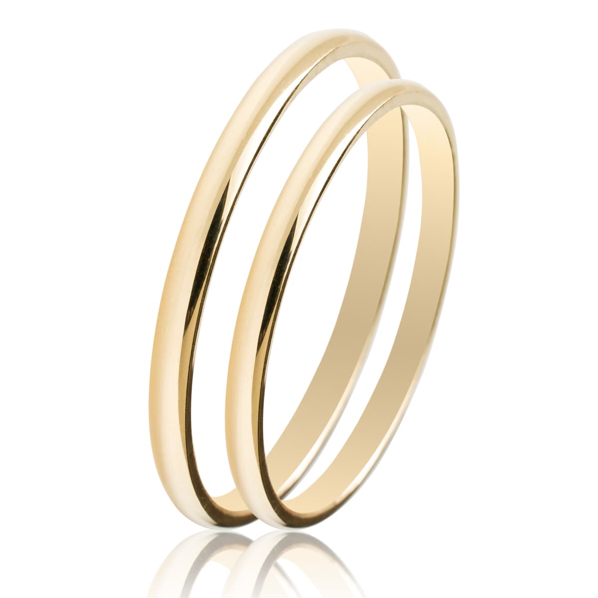 Κίτρινη Χρυσή Βέρα Γάμου WR487