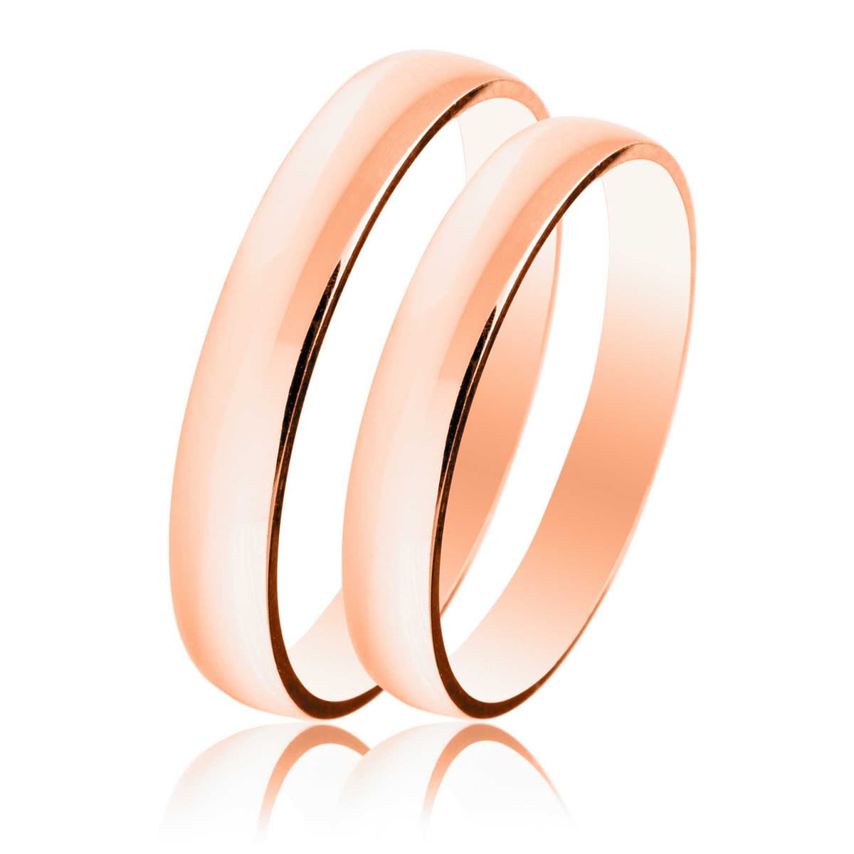 Ροζ Χρυσή Βέρα Γάμου WR491R