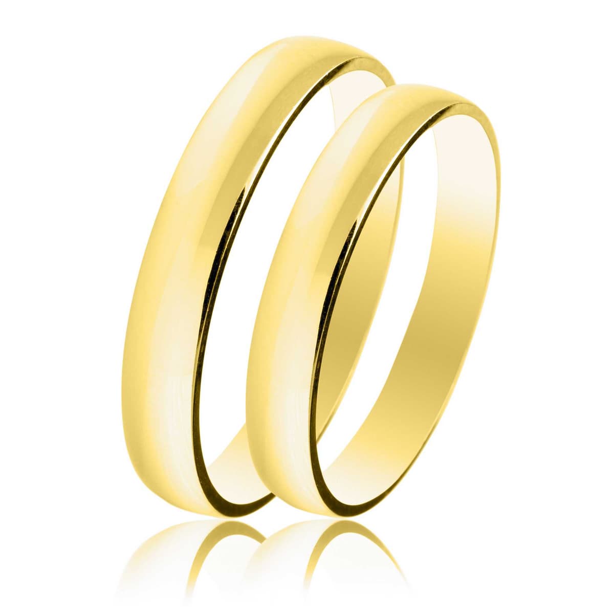 Κίτρινη Χρυσή Βέρα Γάμου WR491