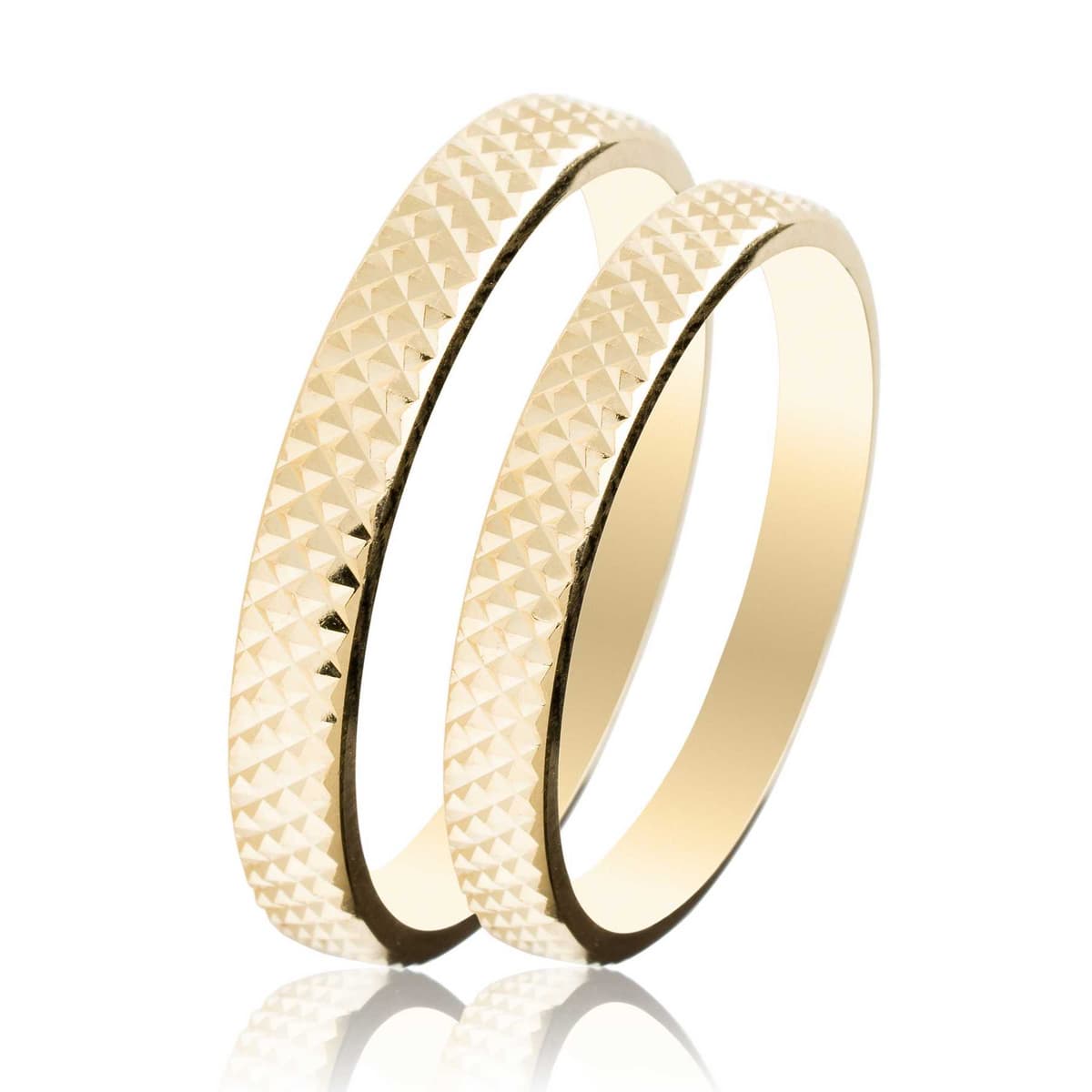 Κίτρινη Χρυσή Βέρα Γάμου WR494