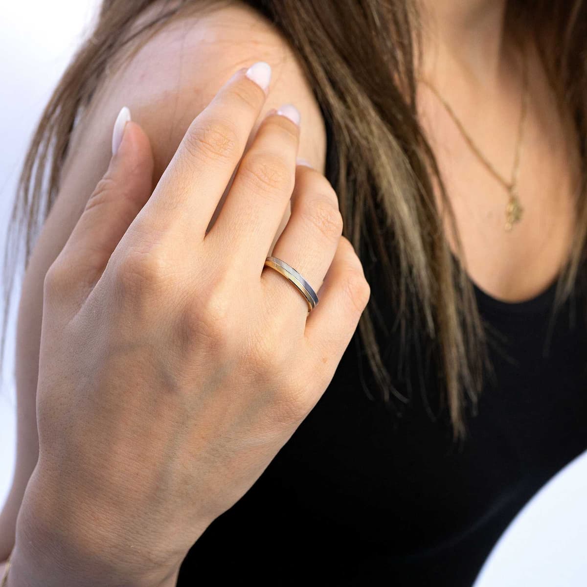 Women's Wedding Bands MASCHIO FEMMINA Gold