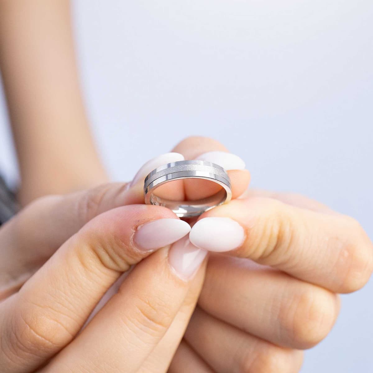 Women's Wedding Bands MASCHIO FEMMINA Silver