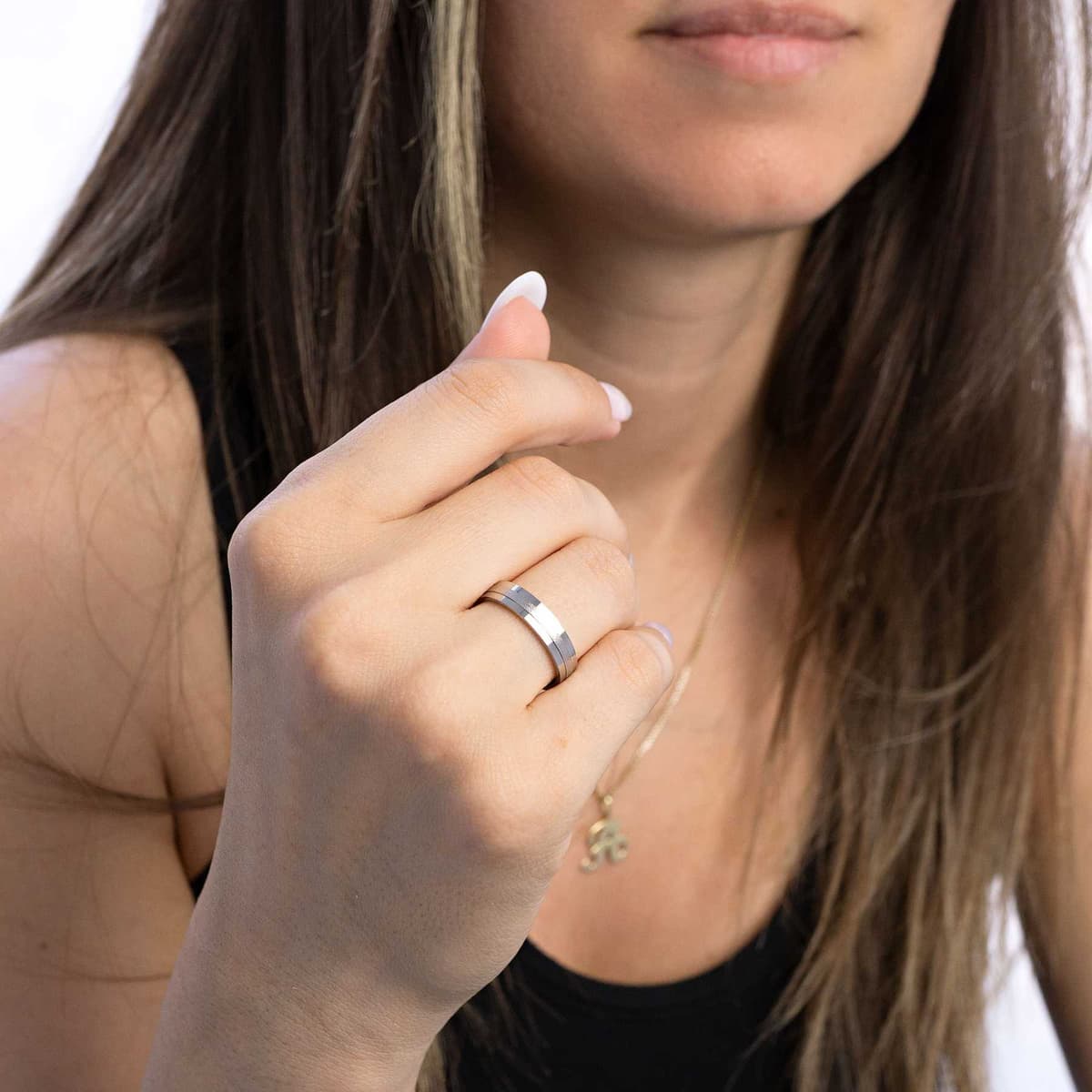 Women's Wedding Bands MASCHIO FEMMINA Silver