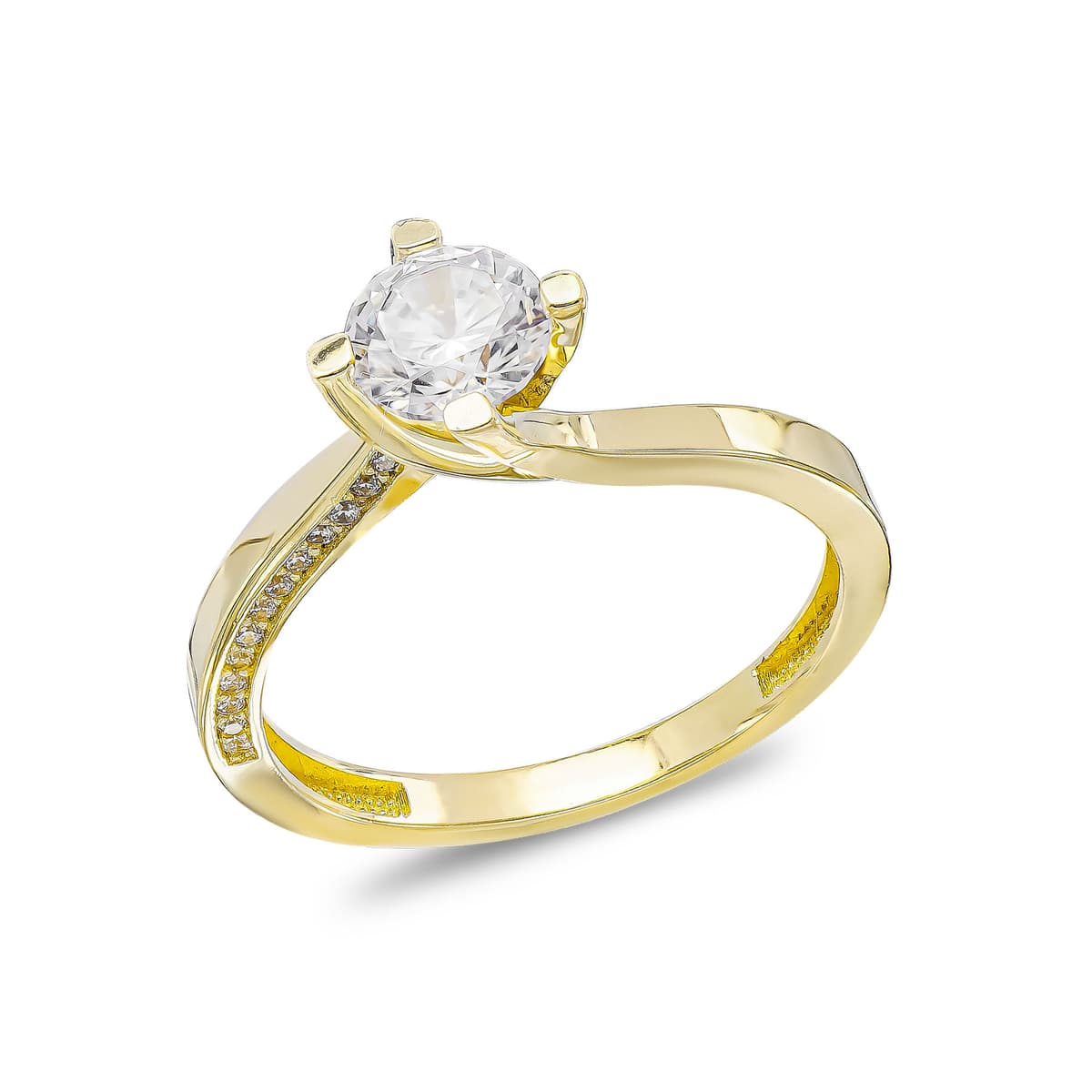 Women's Engagement Rings Gofas Gold