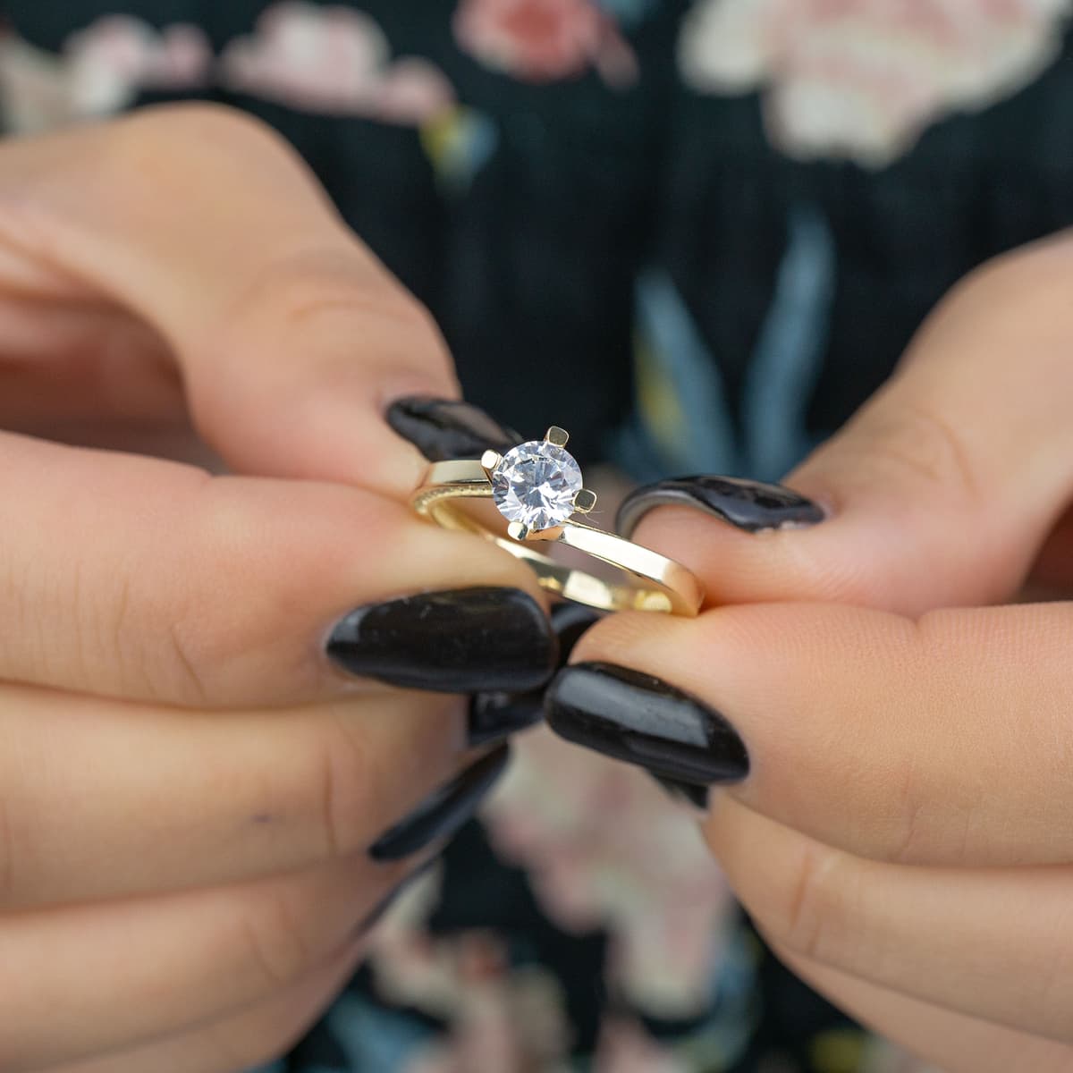 Women's Engagement Rings Gofas Gold