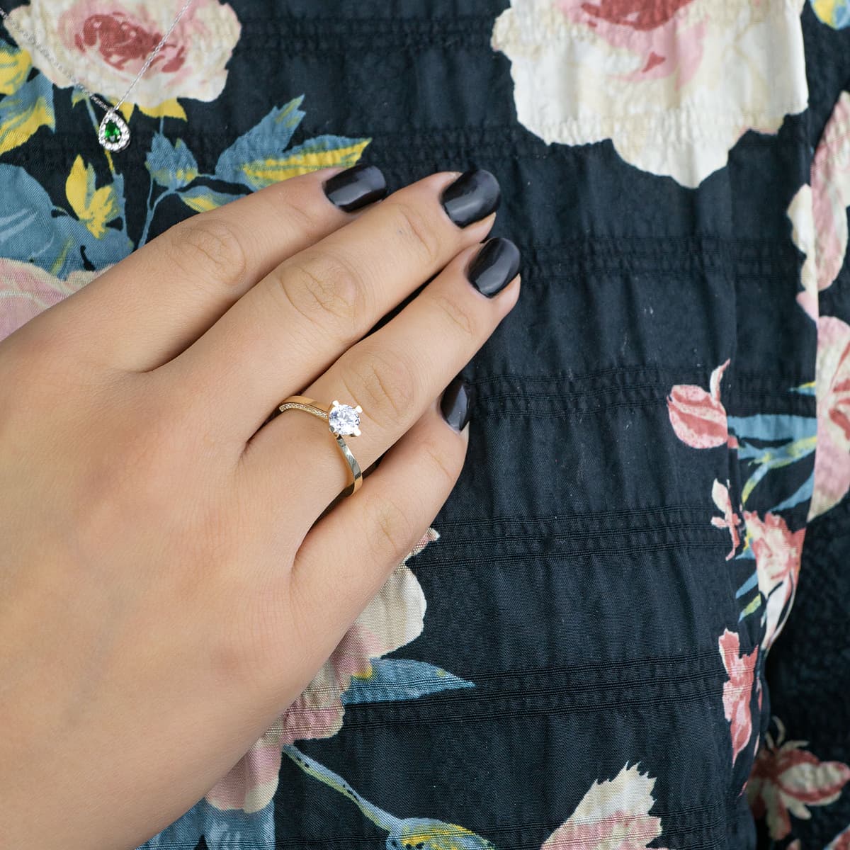 Women's Engagement Rings Gofas Gold