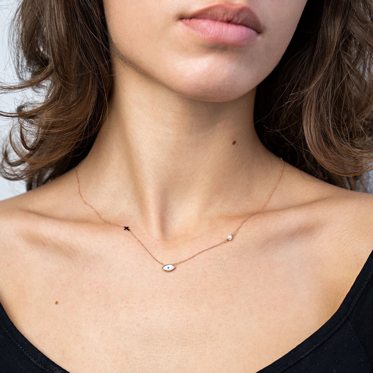 Women's Necklaces Gofas Rose Gold