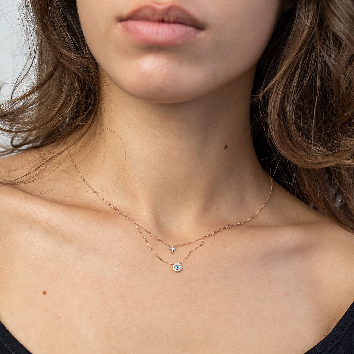 Women's Necklaces Gofas Rose Gold