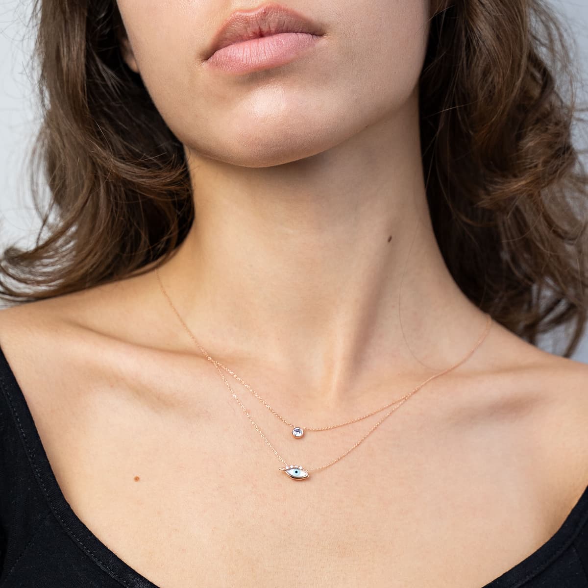 Women's Necklaces Gofas Rose Gold