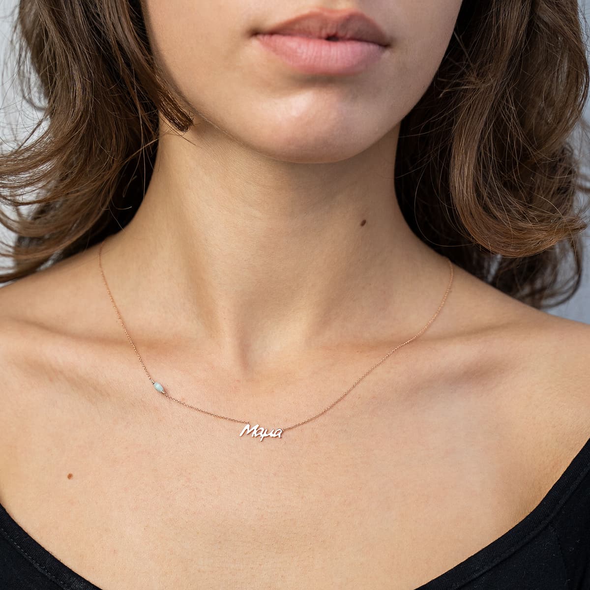 Women's Necklaces Gofas Rose Gold