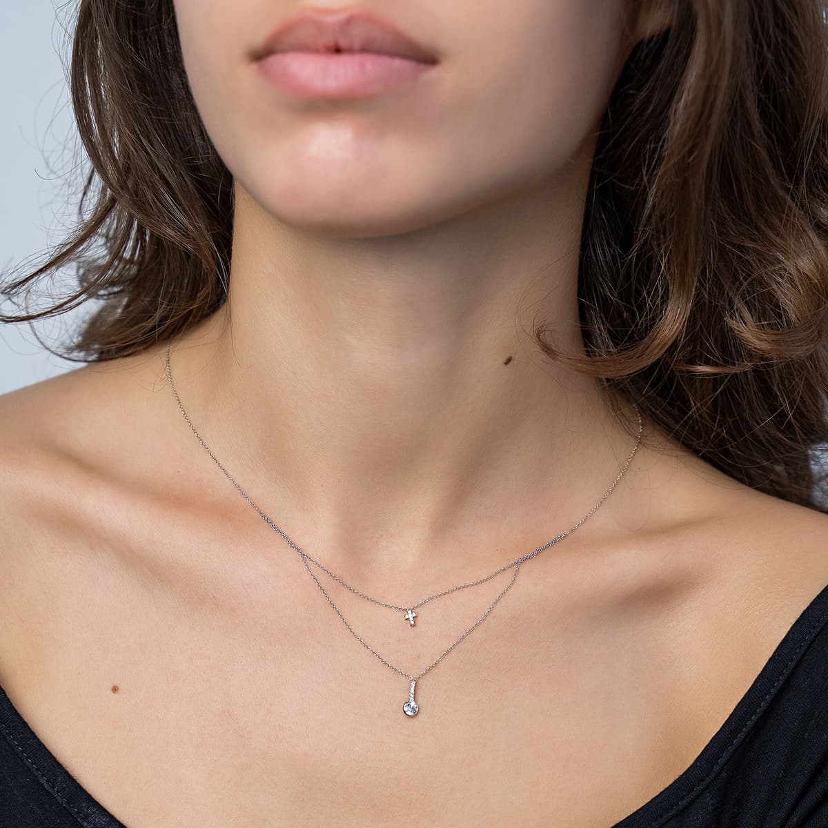 Women's Necklaces Gofas Silver