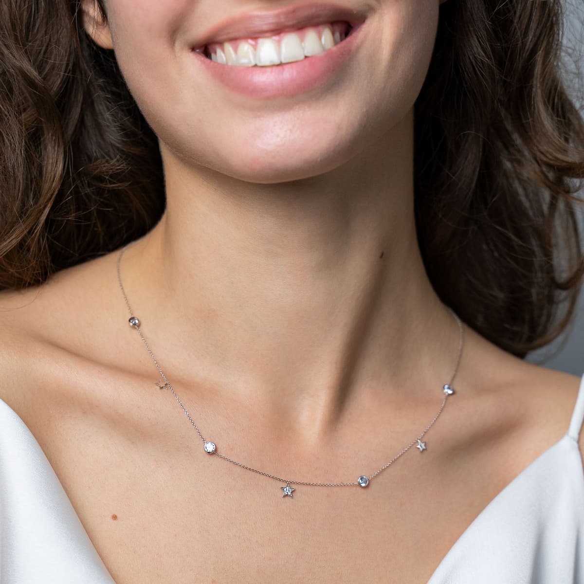 Women's Necklaces Gofas Silver