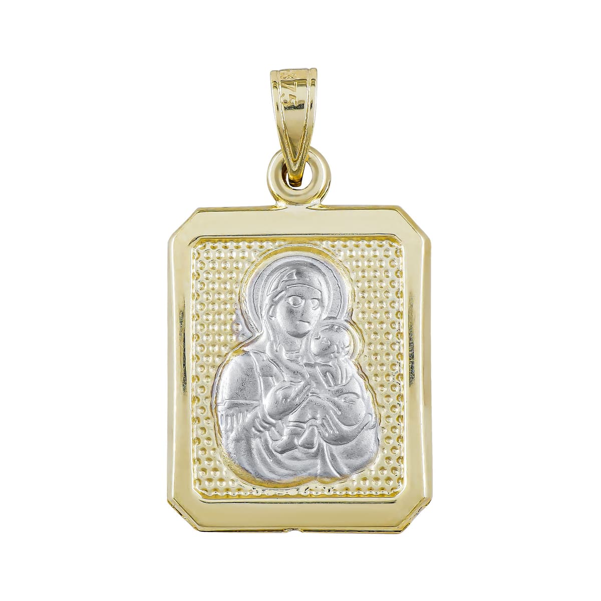 Κωνσταντινάτο Από Δίχρωμο Χρυσό 9 Καρατίων KN366