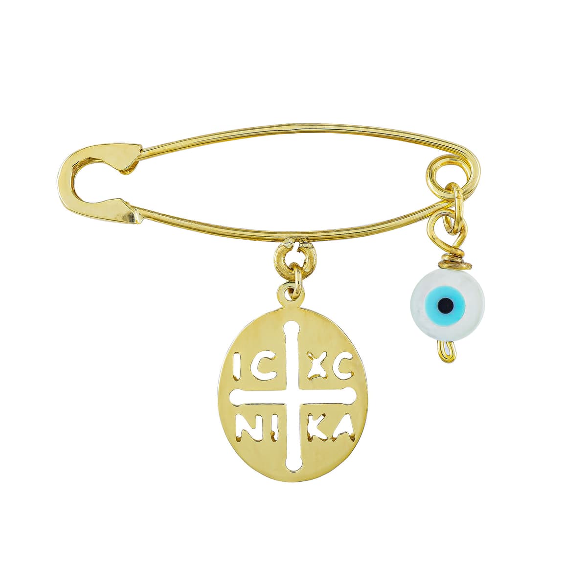 Παραμάνα Για Νεογέννητο Από Κίτρινο Χρυσό 9 Καρατίων PR591