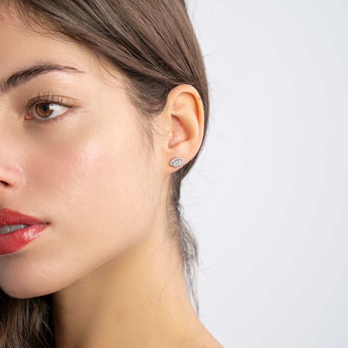 Women's Earrings Gofas Silver