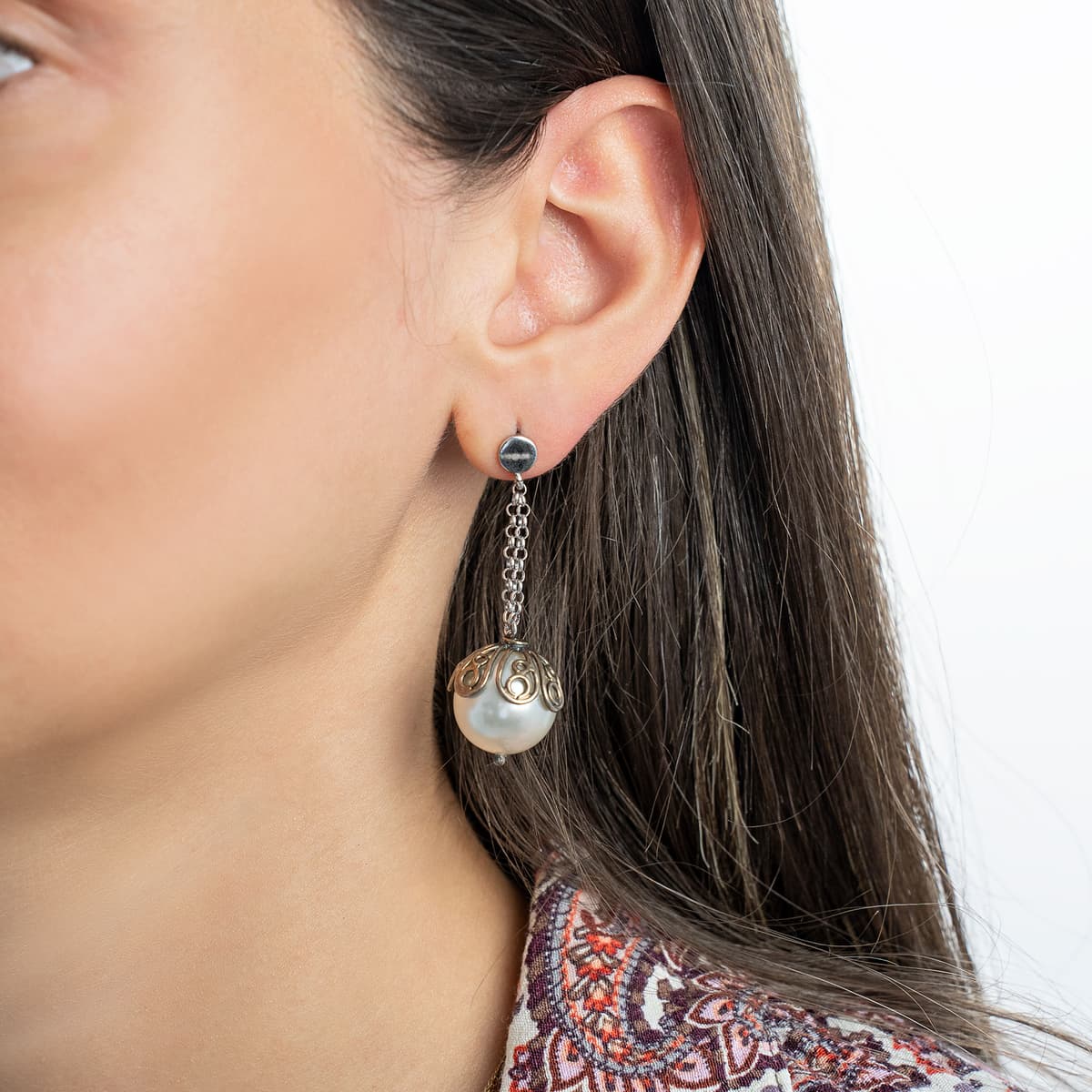 Women's Earrings Gofas Silver