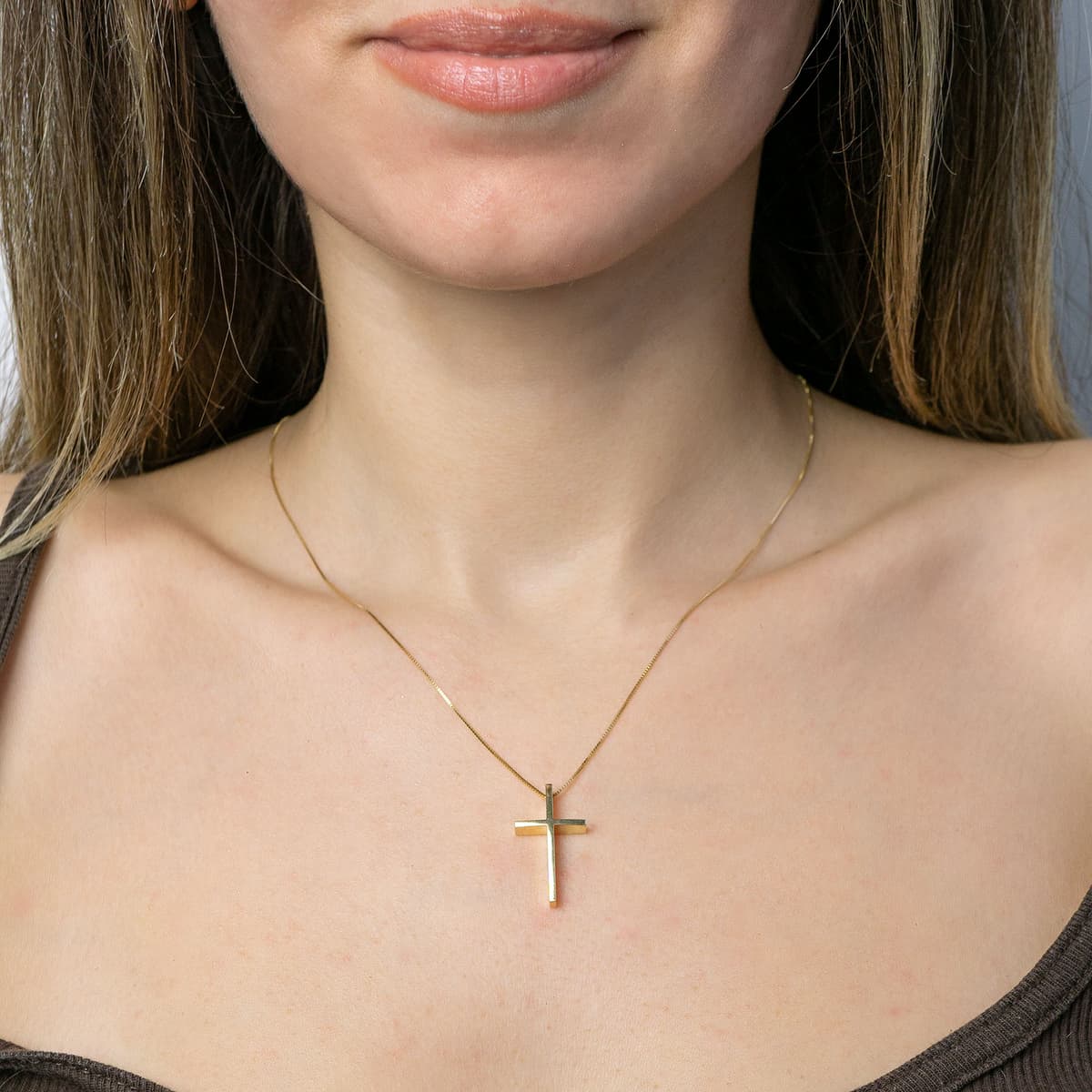 Boys' Baptism Crosses Gofas Gold