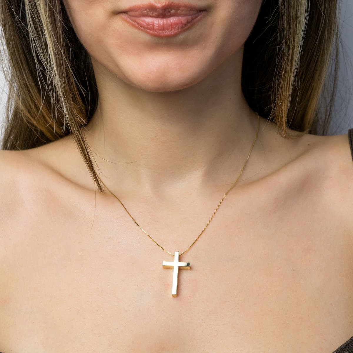 Boys' Baptism Crosses KIRIAKOS GOFAS Gold