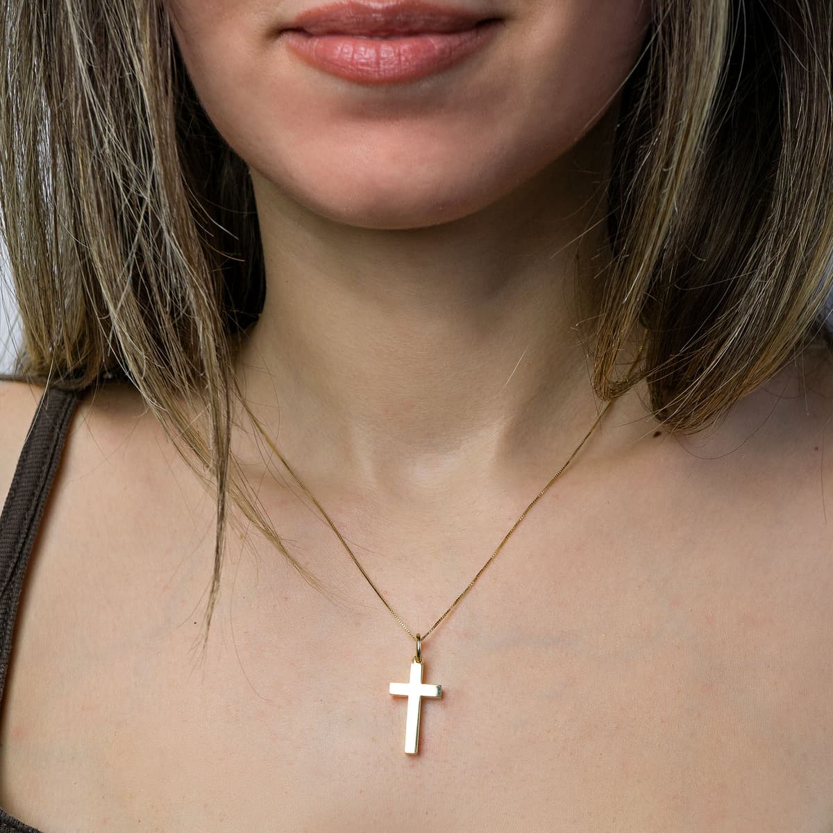 Boys' Baptism Crosses KIRIAKOS GOFAS Gold