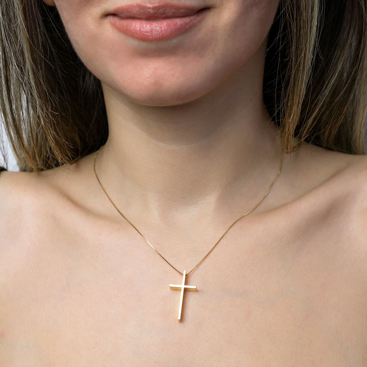 Boys' Baptism Crosses Gofas Gold