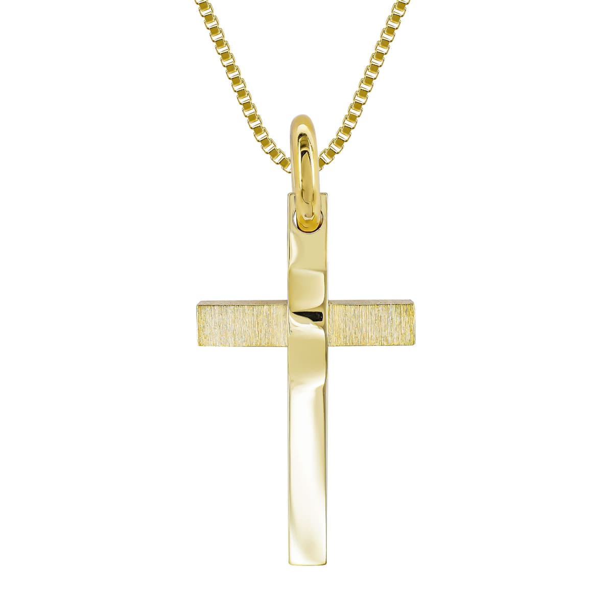 Boys' Baptism Crosses Gofas Gold