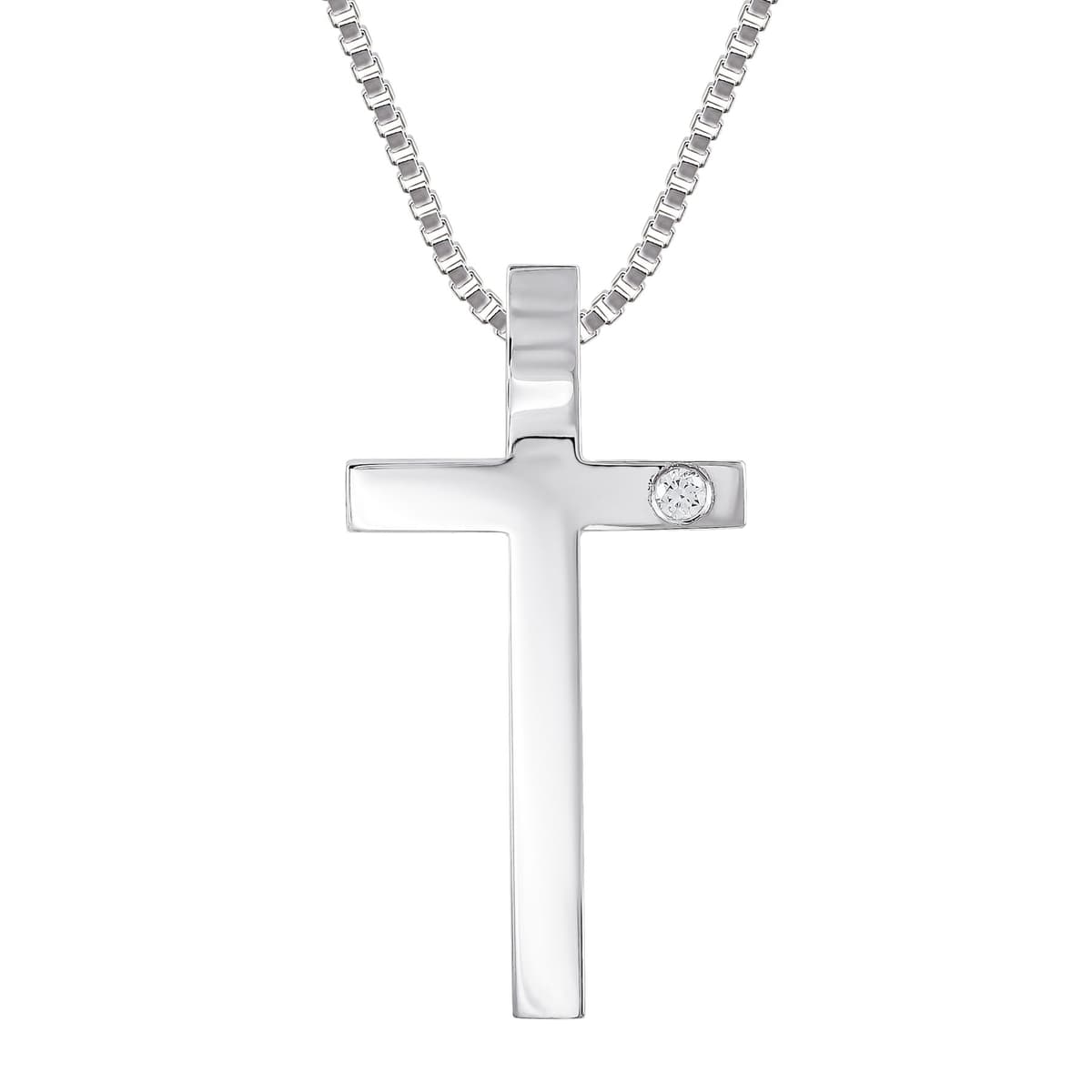 Girls' Baptism Crosses Gofas Silver