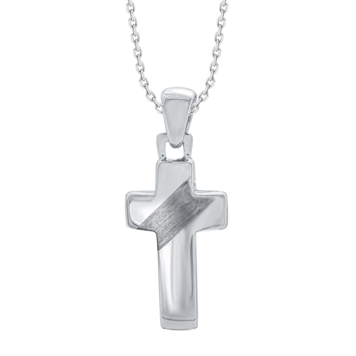 Ανδρικός Σταυρός Από Ασήμι Μασίφ AST233