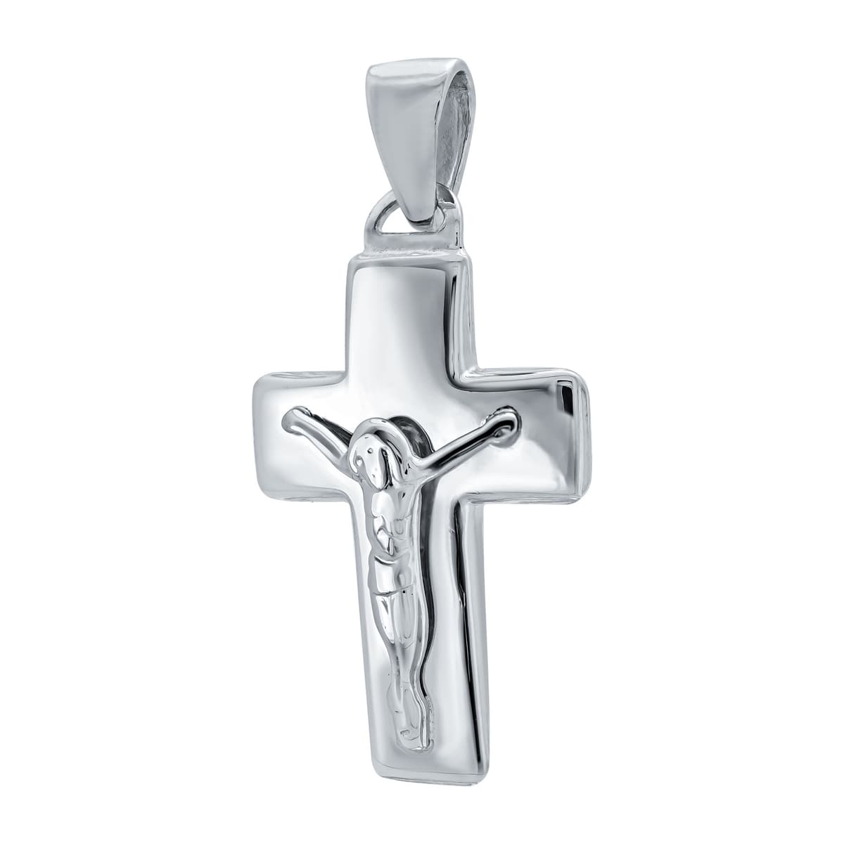 Ανδρικός Σταυρός Από Ασήμι Μασίφ AST244