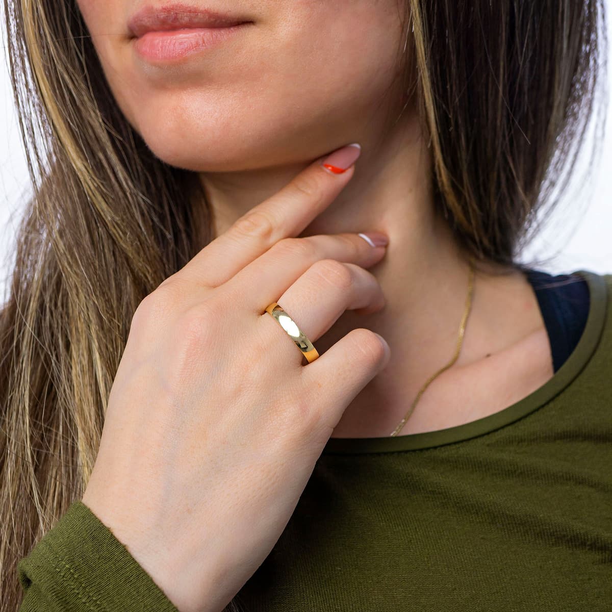 Women's Wedding Bands Gofas Silver