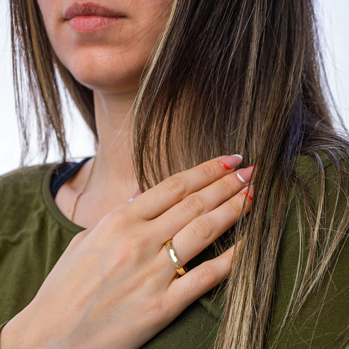 Women's Wedding Bands Gofas Silver