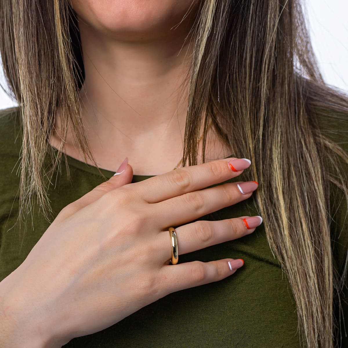 Women's Wedding Bands Gofas Silver