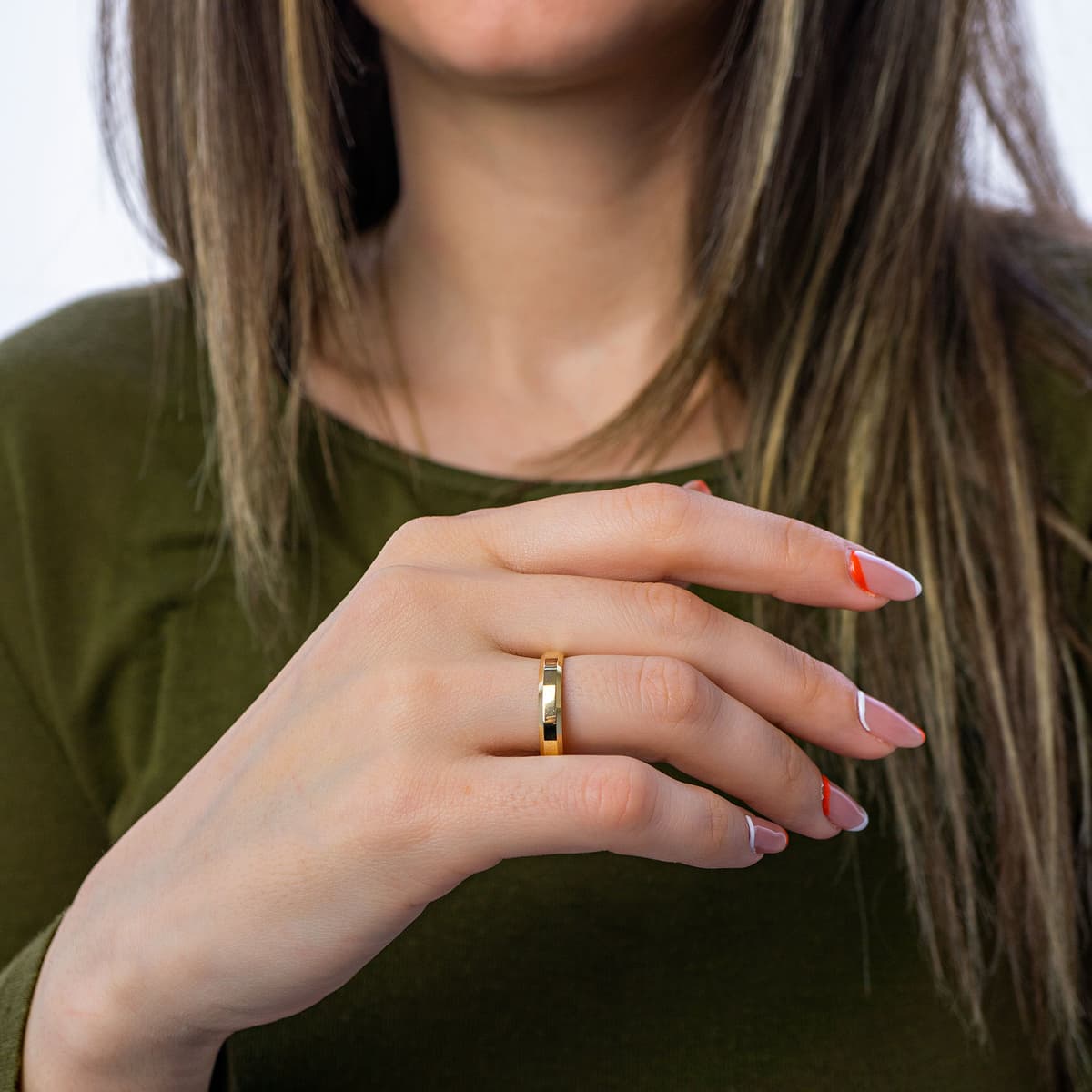 Women's Wedding Bands Gofas Silver