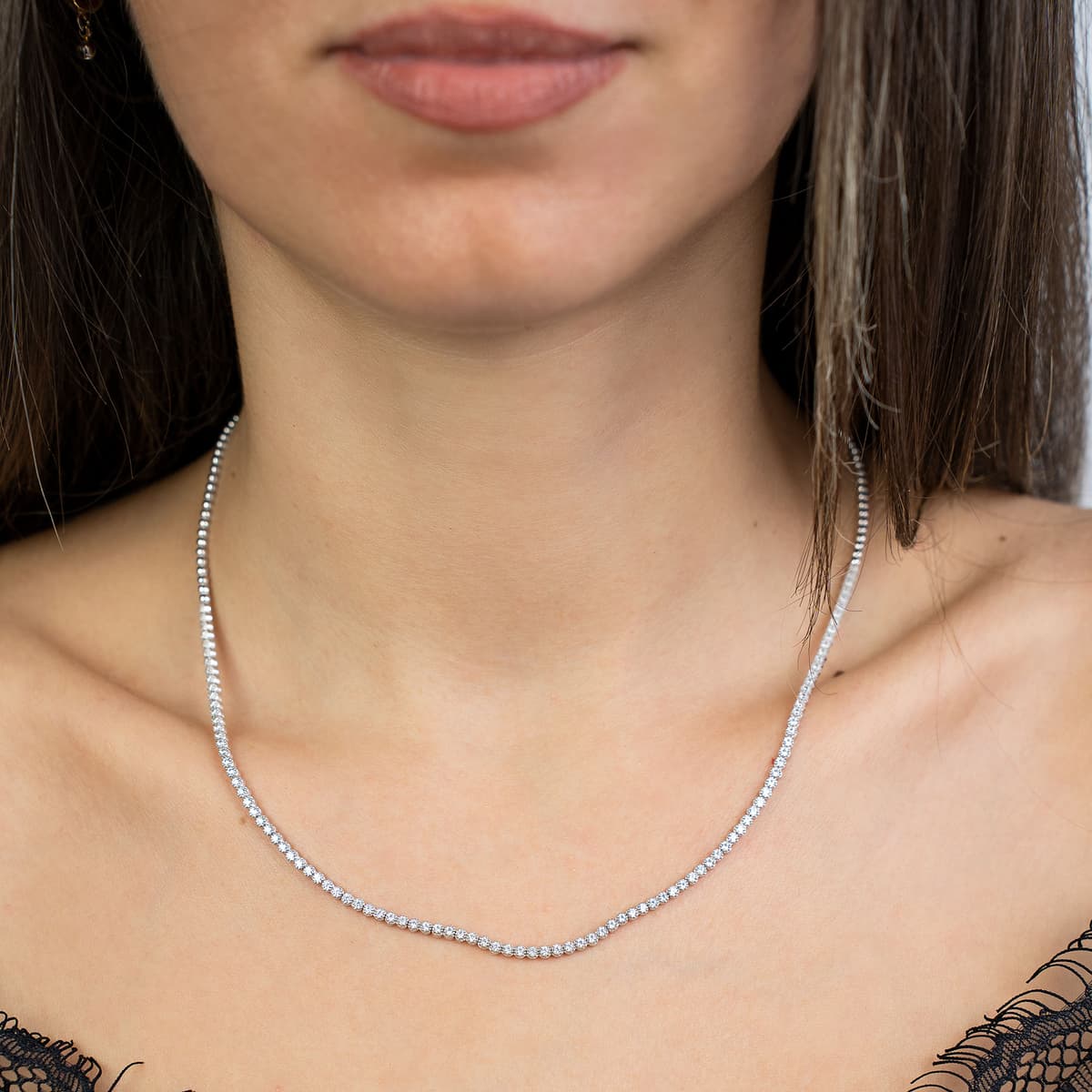 Women's Necklaces Gofas Silver