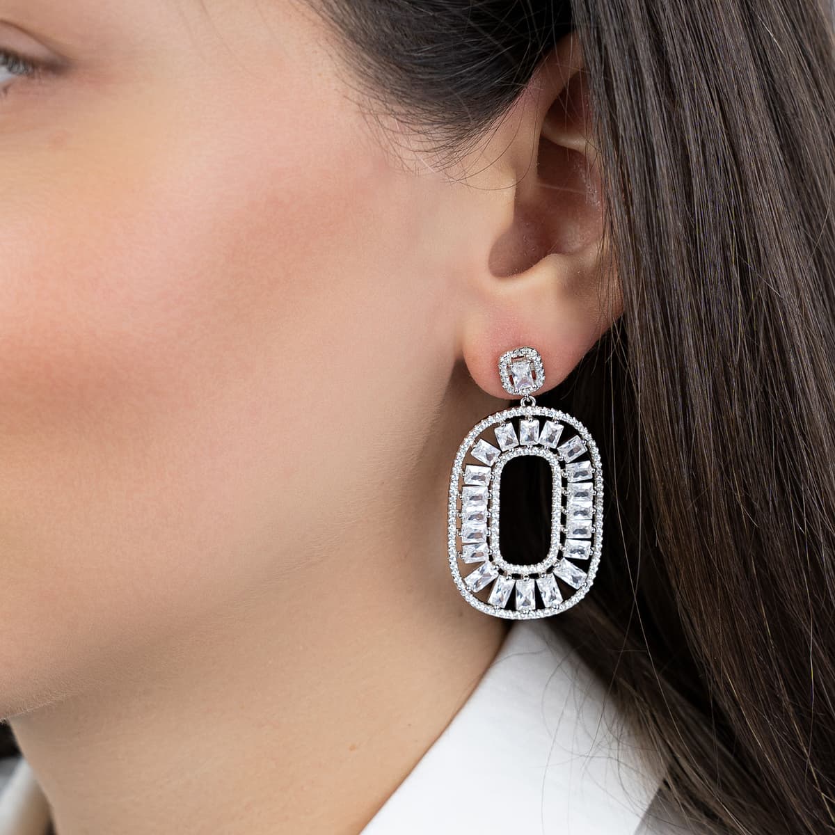 Women's Earrings Gofas Silver