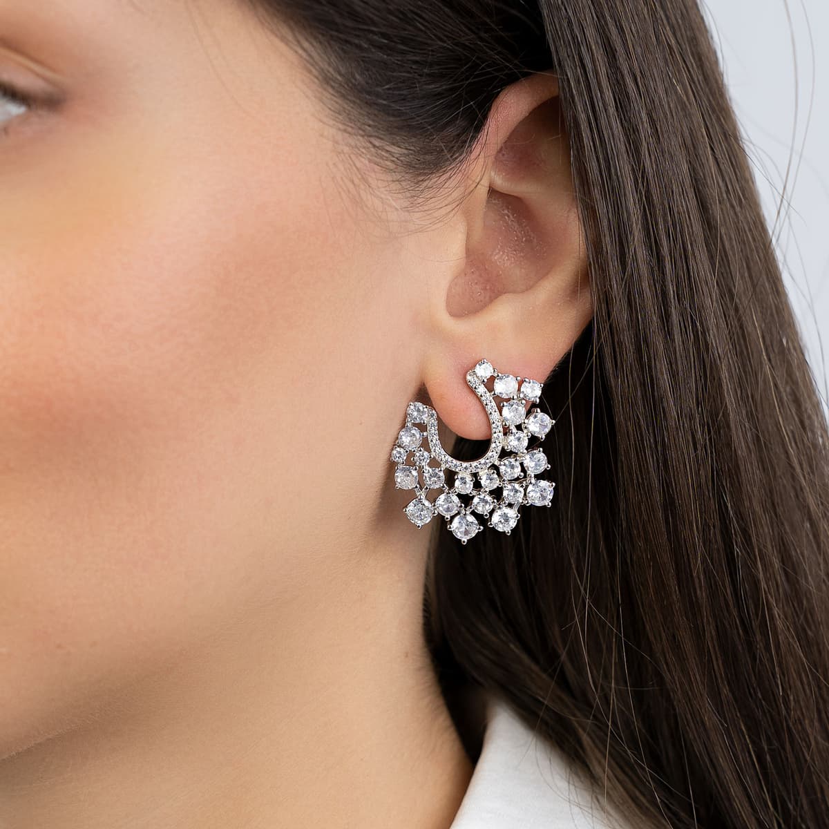 Women's Earrings Gofas Silver