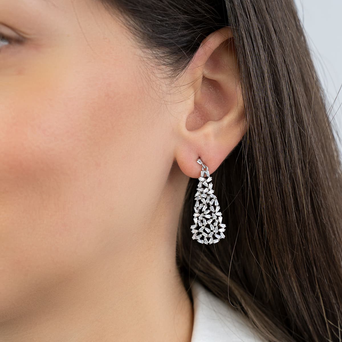 Women's Earrings Gofas Silver