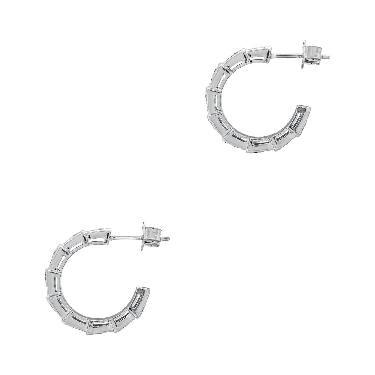 Women's Hoop Earrings Gofas Silver