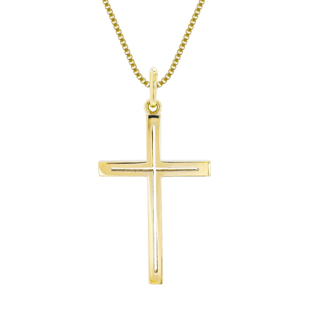 Boys' Baptism Crosses KIRIAKOS GOFAS Gold