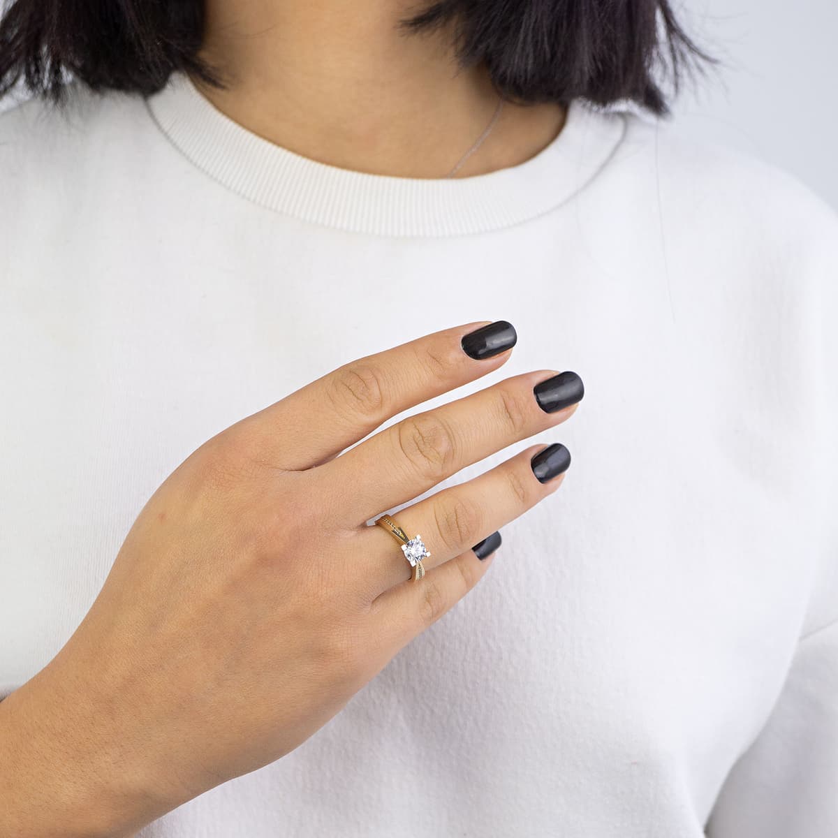 Women's Engagement Rings Gofas Gold