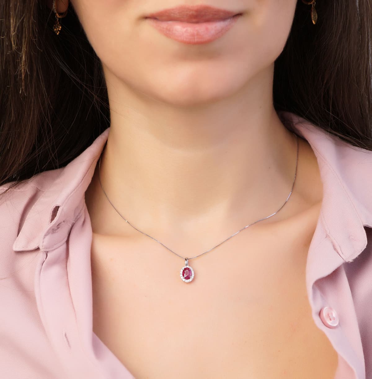 Women's Necklaces Gofas Silver