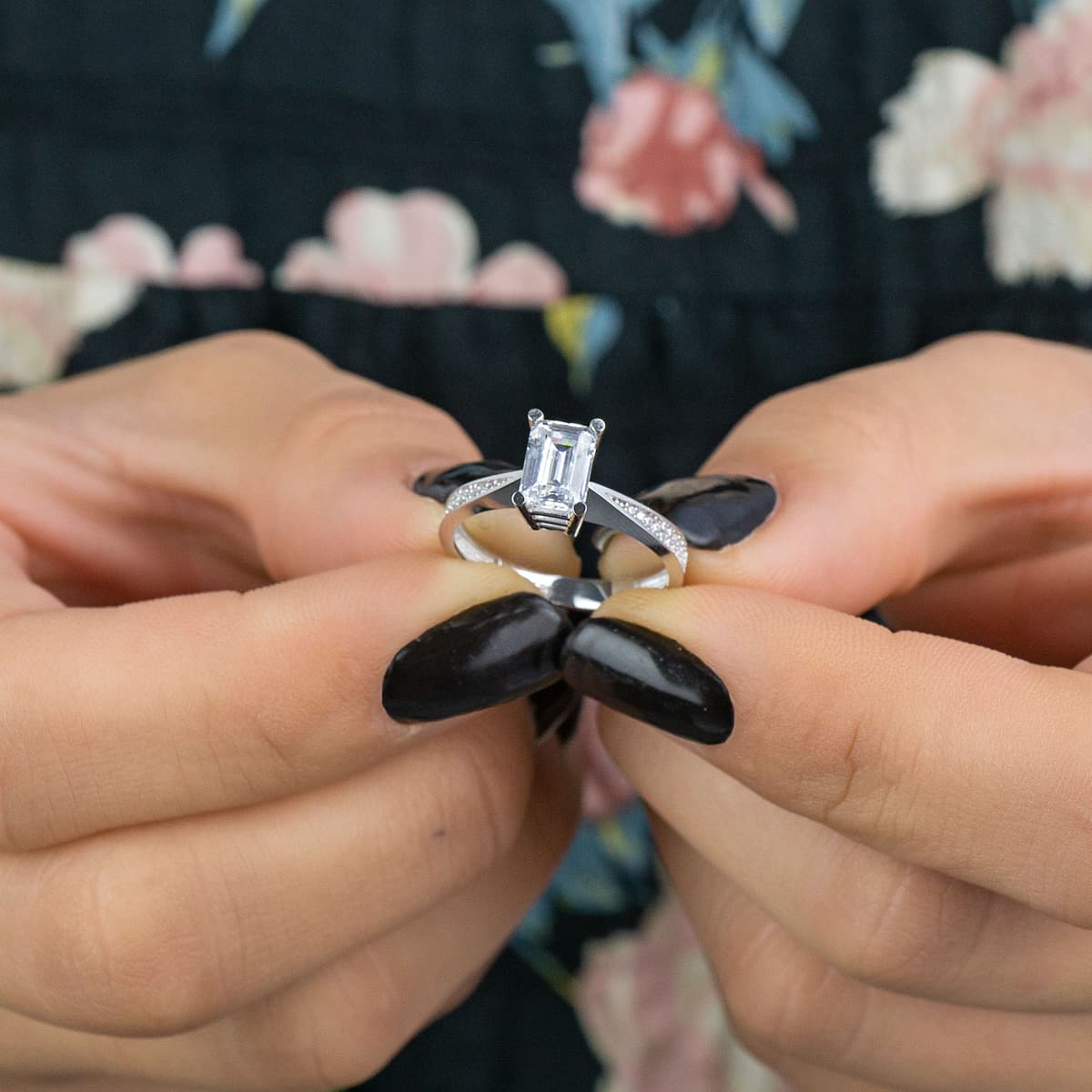 Women's Engagement Rings Gofas Silver