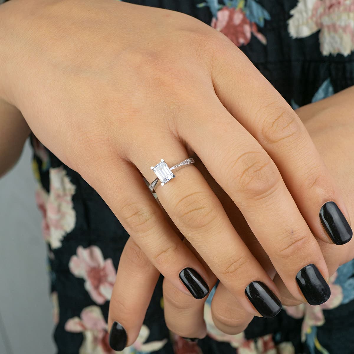 Women's Engagement Rings Gofas Silver