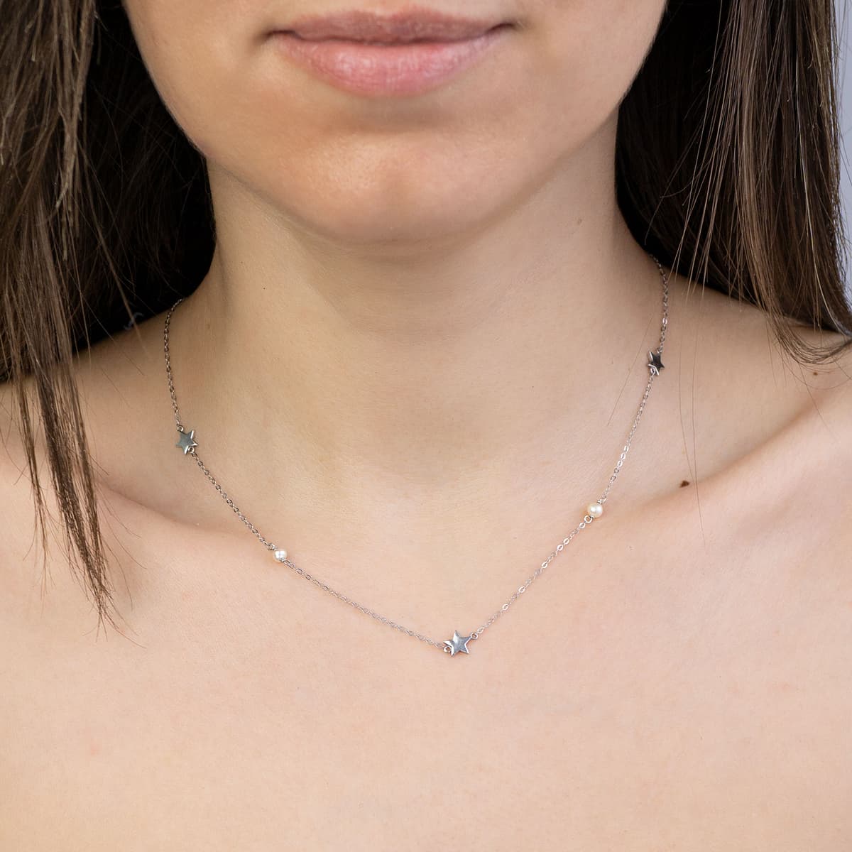 Women's Necklaces Gofas Silver