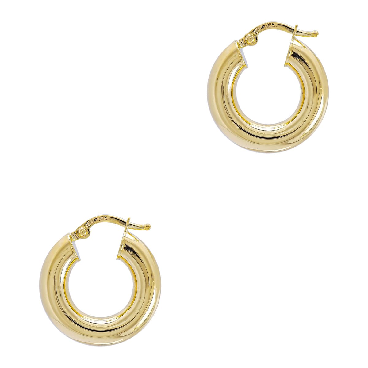 Women's Hoop Earrings Gofas Gold