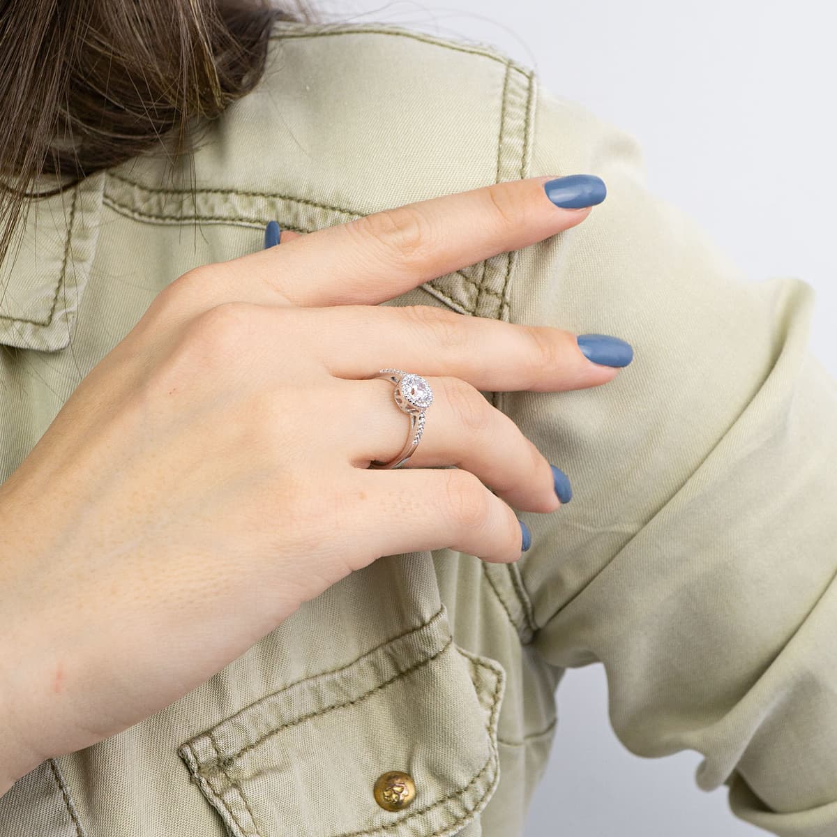 Women's Engagement Rings Gofas Silver