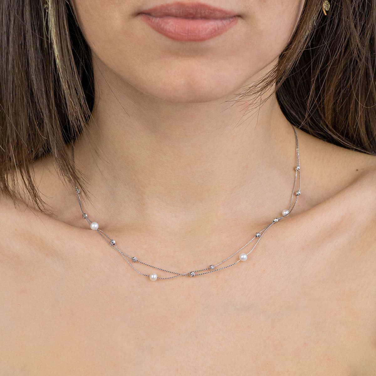 Women's Necklaces Gofas Silver